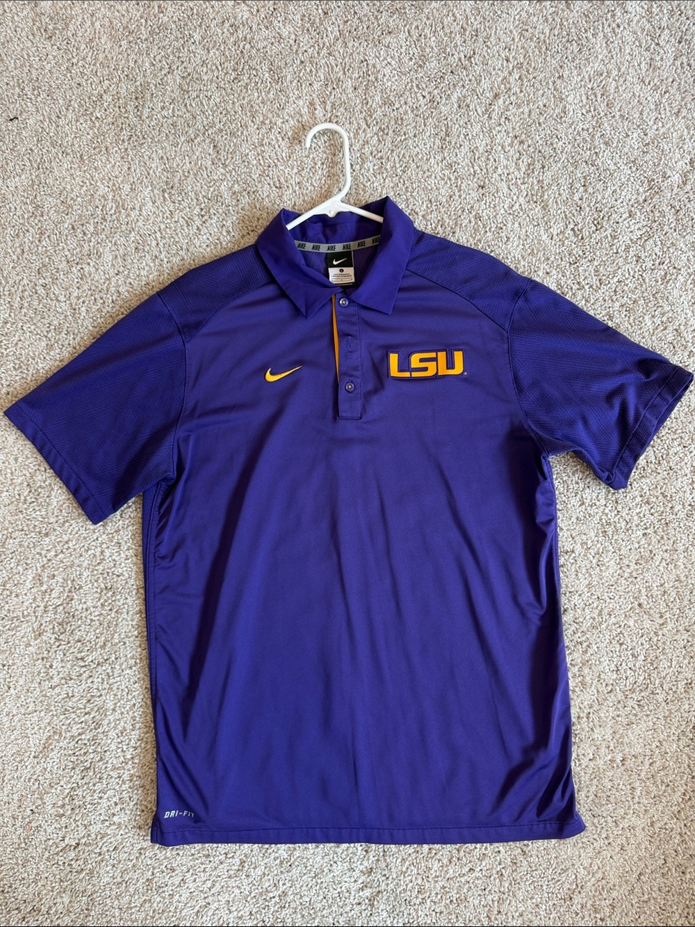 LSU Nike Purple Polo